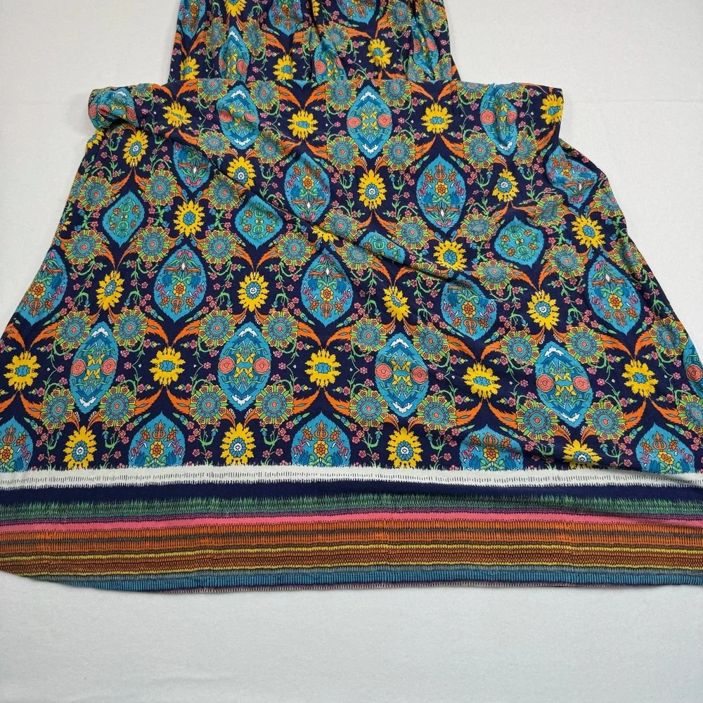 Beacan Cove Sleeveless Maxi Dress Womens Size S Multi Colored Print - Picture 8 of 10